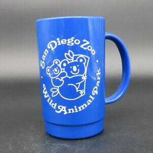 San Diego Zoo Plastic Mug Vintage Wild Animal Park
